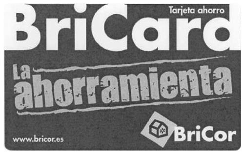 BriCard-Tarjeta Ahorro-La ahorramienta-Bricor trademark