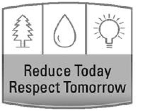 Reduce Today Respect Tomorrow trademark