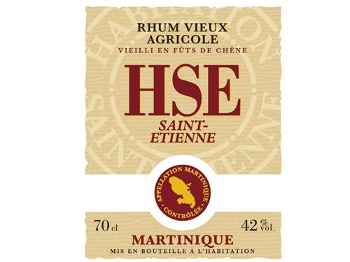 HSE SAINT-ETIENNE RHUM VIEUX AGRICOLE VIEILLI EN FÛTS DE CHÊNE APPELLATION MARTINIQUE CONTRÔLÉE MARTINIQUE MIS EN BOUTEILLE À L'HABITATION trademark