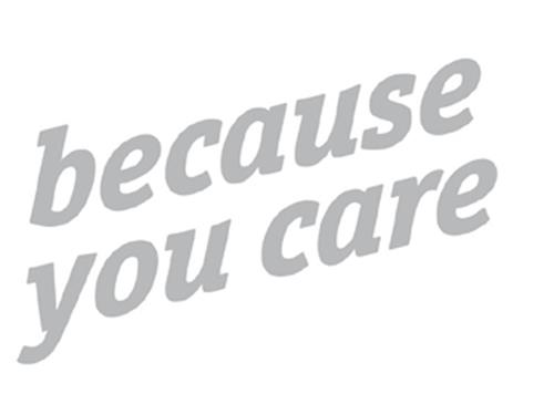 because you care trademark