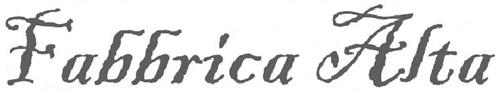 FABBRICA ALTA trademark