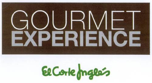 GOURMET EXPERIENCE EL CORTE INGLES trademark