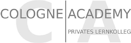 COLOGNE ACADEMY PRIVATES LERNKOLLEG trademark