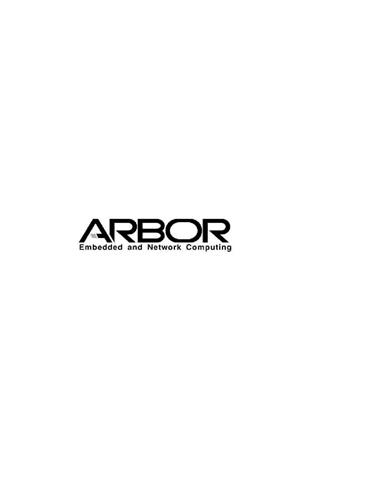 ARBOR
Embedded and Network Computing trademark