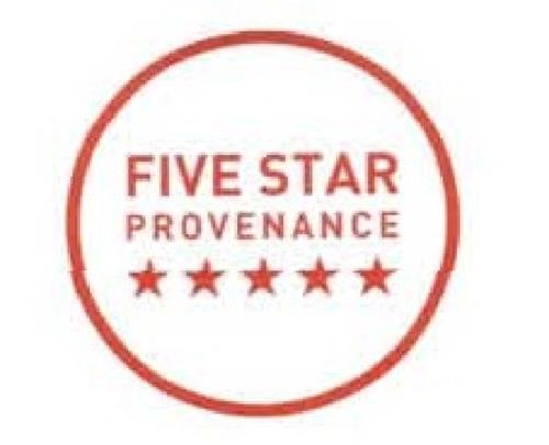 FIVE STAR PROVENANCE trademark