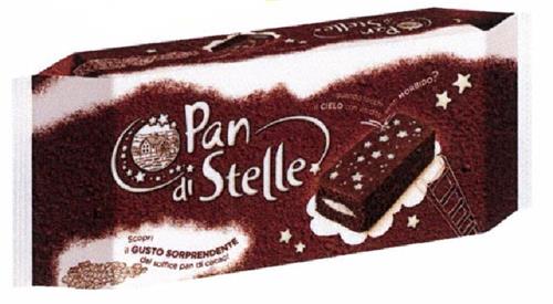 PAN DI STELLE-QUANDO TOCCHI IL CIELO CON UN DITO SENTI MORBIDO?-SCOPRI IL GUSTO SORPRENDENTE DEL SOFFICE PAN DI CACAO! trademark