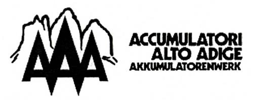 ACCUMULATORI ALTO ADIGE AKKUMULATORENWERK trademark