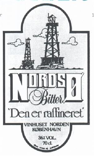 NORDSØ BITTER DEN ER RAFFINERET trademark