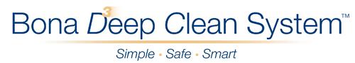 Bona D3eep Clean System Simple Safe Smart trademark