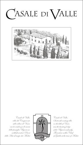 CASALE DI VALLE
Villa del Cinquecento sulle colline di Vinci, era la residenza di caccia della famiglia Uguccioni, nobili fiorentini Priori delle Arti al tempo dei Medici. Sixteenth century villa on the hills of Vinci, was the hunting lodge of the U trademark