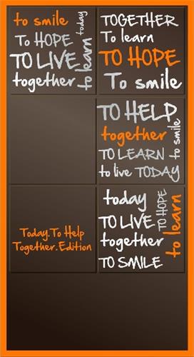 To Smile To Hope To Live To Learn Together Today To Help Edition trademark