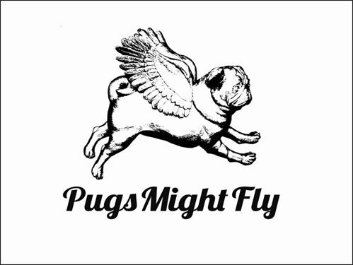 PUGS MIGHT FLY trademark