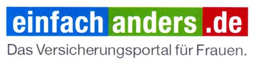 einfach anders .de Das Versicherungsportal für Frauen trademark