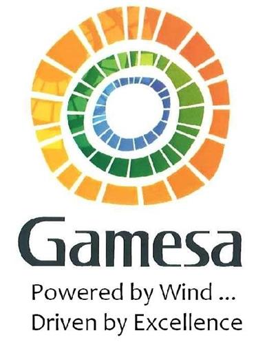 Gamesa Powered by Wind... Driven by Excellence trademark