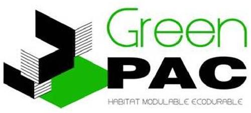 Green PAC HABITAT MODULABLE ECODURABLE trademark