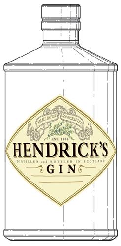 SMALL BATCH HANDCRAFTED EST. 1886 HENDRICK'S GIN DISTILLED and BOTTLED IN SCOTLAND trademark