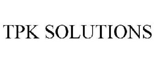 TPK SOLUTIONS trademark