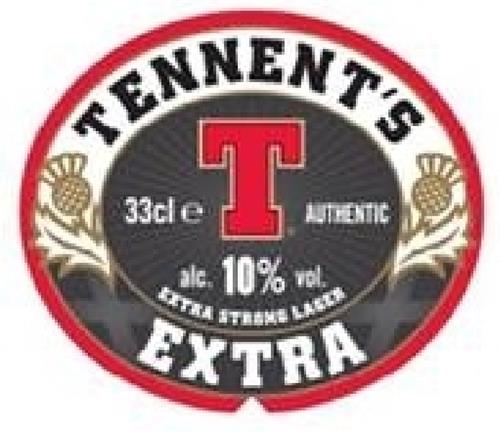 Tennent's EXTRA T EXTRA STRONG LAGER trademark