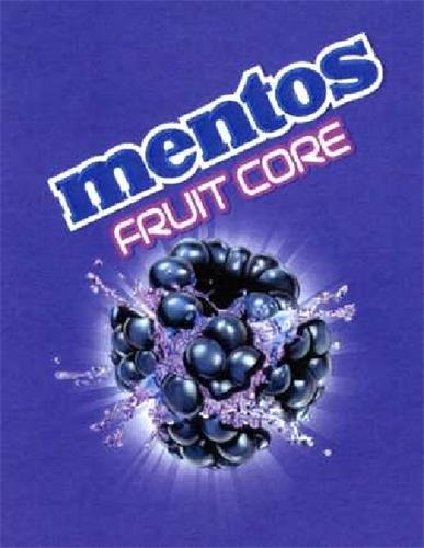 MENTOS FRUIT CORE trademark