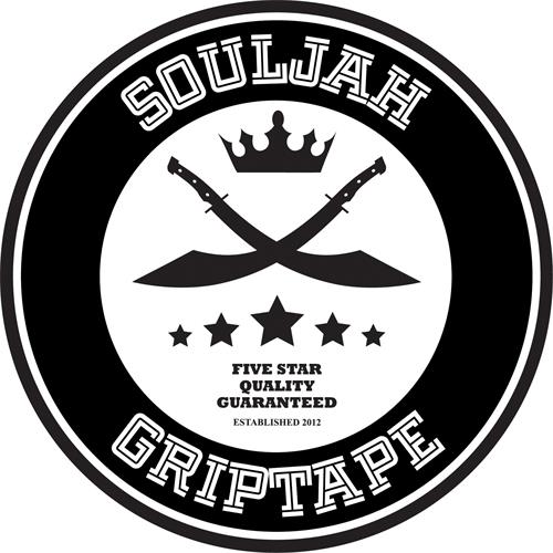 SOULJAH GRIPTAPE Five star quality guaranteed Established 2012 trademark