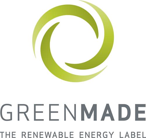 GREENMADE the renewable energy label trademark