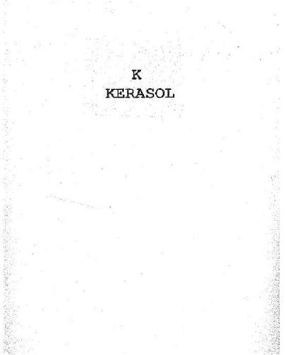 K KERASOL trademark