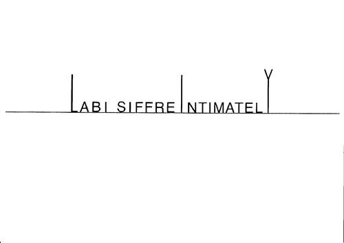 LABI SIFFRE INTIMATELY trademark