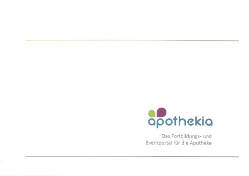 apothekia

Das Fortbildungs- und Eventportal für die Apotheke trademark