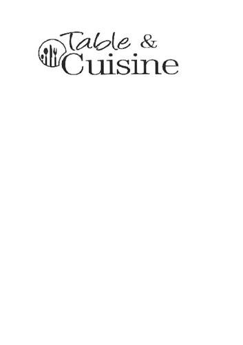 Table & Cuisine trademark