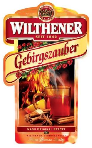 WILTHENER Gebirgszauber Seit 1842 Nach Original Rezept Wilthener Gebirgszauber trademark