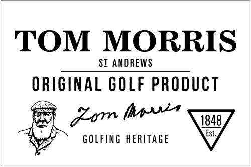 TOM MORRIS ST ANDREWS ORIGINAL GOLF PRODUCT TOM MORRIS GOLFING HERITAGE 1848 Est. trademark