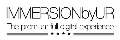 IMMERSIONbyUR The premium full digital experience trademark