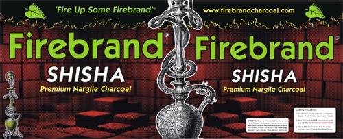 Firebrand SHISHA Premium Nargile Charcoal 'Fire up Some Firebrand trademark