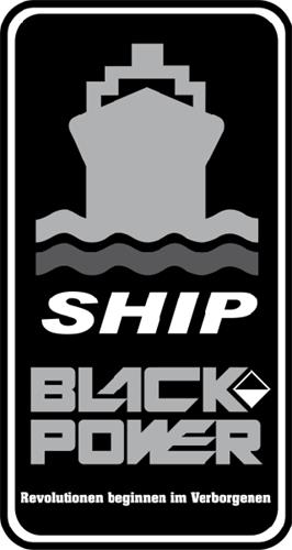 SHIP BLACK POWER Revolutionen beginnen im Verborgenen trademark