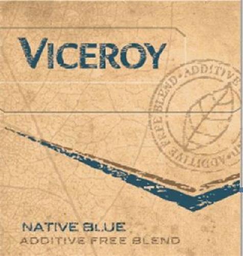 VICEROY  NATIVE BLUE ADDITIVE FREE BLEND trademark