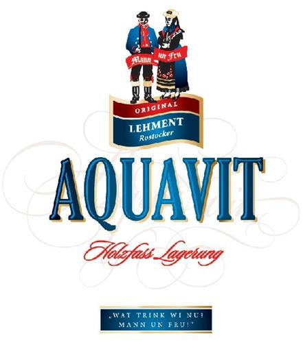 AQUAVIT ORIGINAL LEHMENT Rostocker Holzfass Lagerung trademark