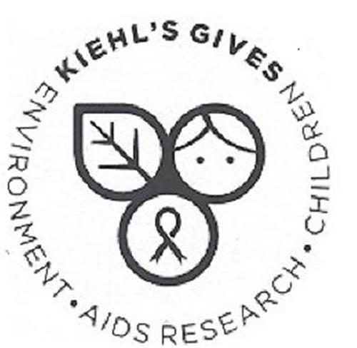 ENVIRONMENT KIEHLS GIVES CHILDREN
AIDS RESEARCH trademark