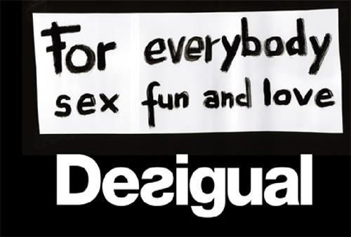 For everybody sex fun and love DESIGUAL trademark