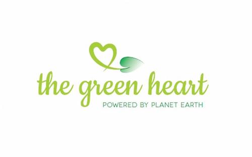 The Green Heart powered by planet earth trademark