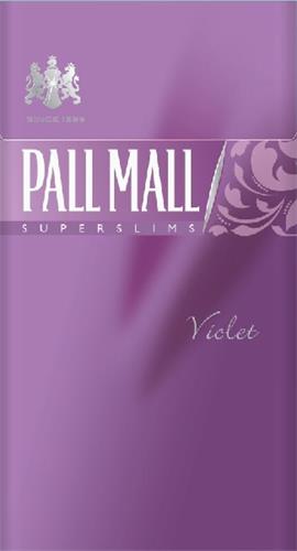 SINCE 1899 PALL MALL SUPERSLIMS VIOLET trademark