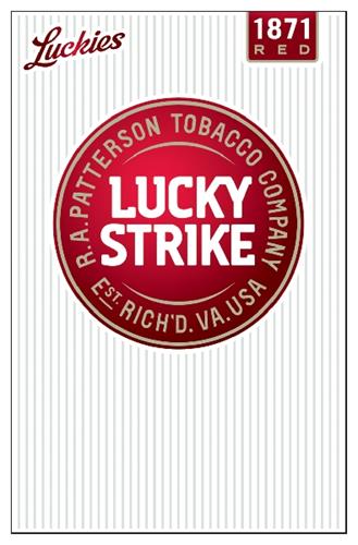 LUCKY STRIKE LUCKIES R.A.PATTERSON TOBACCO COMPANY EST RICH'D. V.A. USA
1871 RED trademark