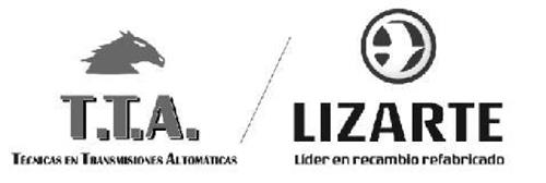 T.T.A. TECNICAS EN TRANSMISIONES AUTOMÁTICAS LIZARTE LIDER EN RECAMBIO PREFABRICADO trademark