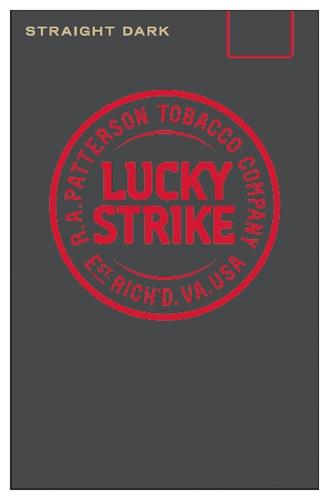 LUCKY STRIKE STRAIGHT DARK trademark