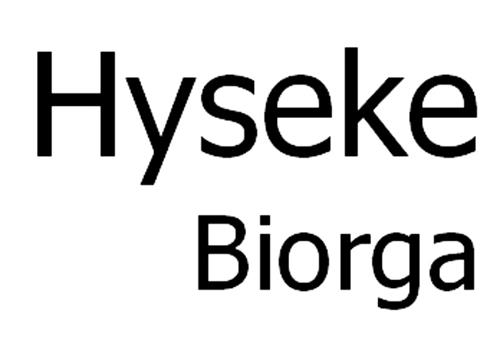 Hyseke Biorga trademark