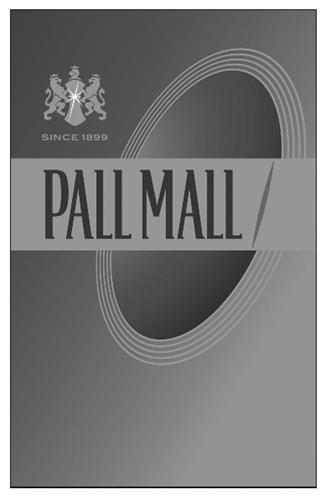 PALL MALL SINCE 1899  trademark