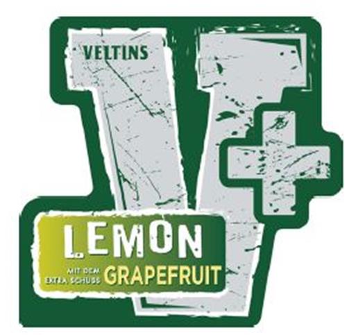 VELTINS V+LEMON MIT DEM EXTRA SCHUSS GRAPEFRUIT trademark