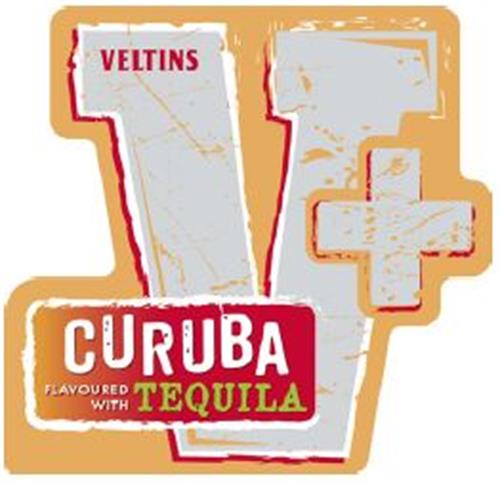 VELTINS V+ CURUBA FLAVOURED WITH TEQUILA trademark