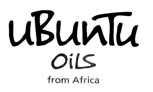 UBUNTU OILS from Africa trademark