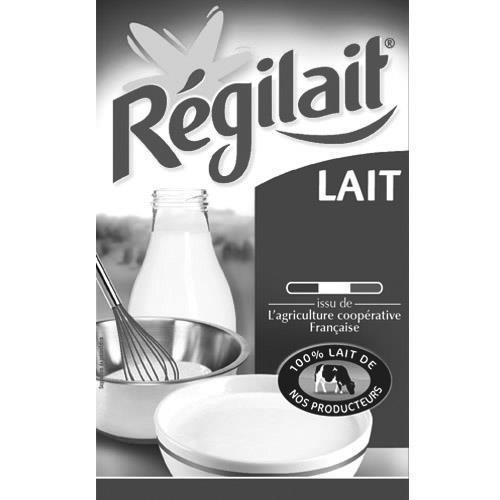 RÉGILAIT LAIT issu de L'agriculture coopérative Française 100% LAIT DE NOS PRODUCTEURS trademark