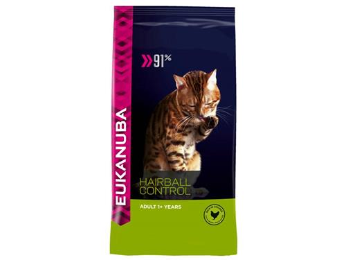 EUKANUBA 91% HAIRBALL CONTROL ADULT 1+ YEARS trademark